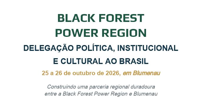 Delegação alemã busca parceria cultural e institucional com Blumenau