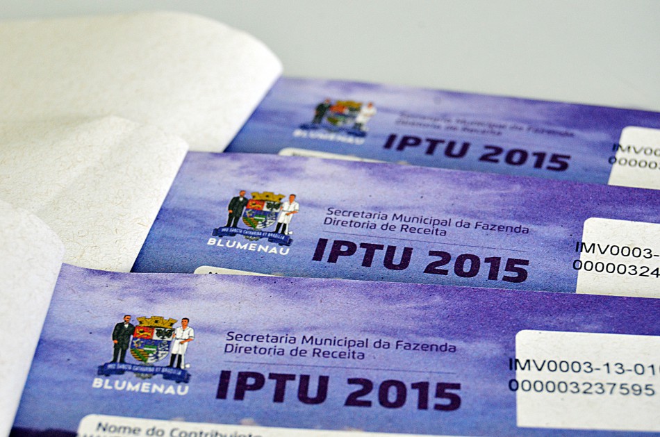 IPTU à vista com 5% de desconto