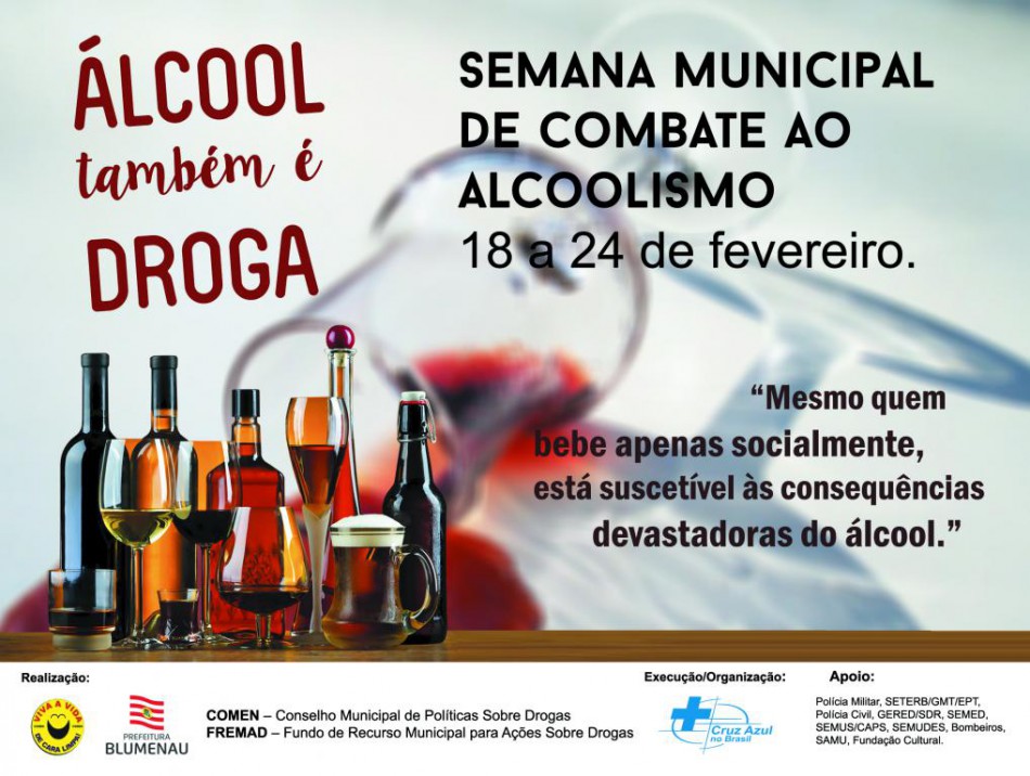 Blumenau na Semana Municipal de Combate ao Alcoolismo 