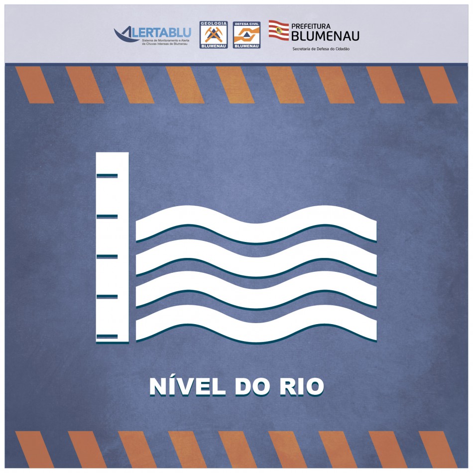 Nível do Rio Itajaí-Açu deve cair para 5,9 metros à meia-noite