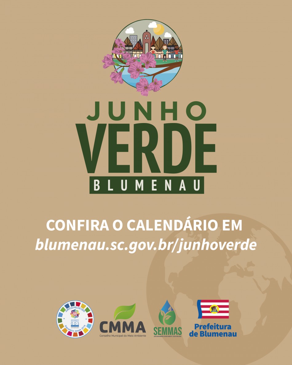 Ações do Junho Verde em Blumenau encerram no dia 30 de junho