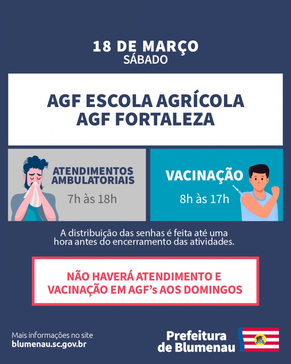 AGFs Escola Agrícola e Fortaleza terão expediente neste sábado, dia 18 