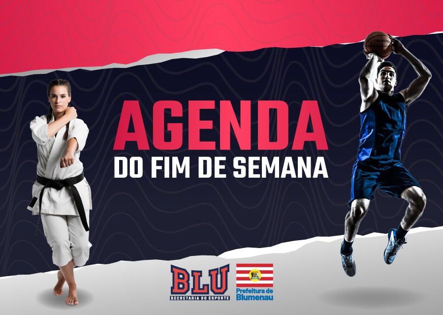 Equipes representam Blumenau no handebol, futebol, basquete e outras modalidades no fim de semana